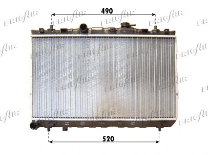 Radiator, engine cooling (0128.3099)