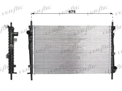 Radiator, engine cooling (0105.3071)