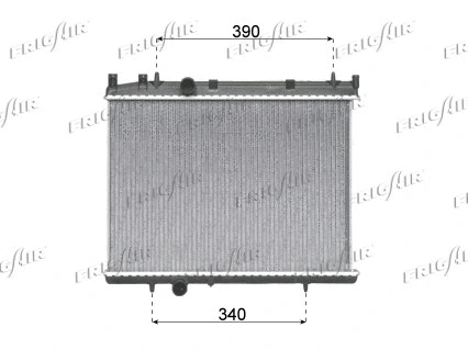 Radiator, engine cooling (0108.3080)
