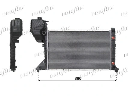 Radiator, engine cooling (0206.2086)