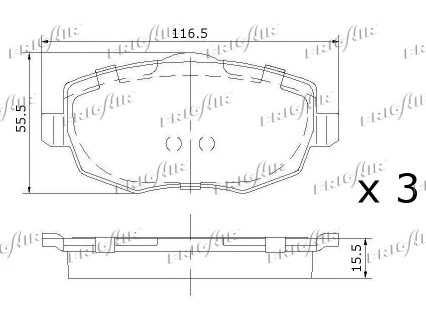 Brake Pad Set, disc brake