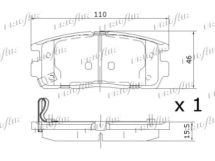 Brake Pad Set, disc brake