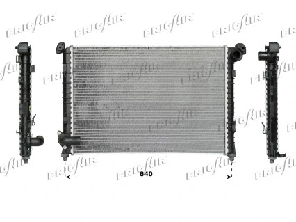 Radiator, engine cooling (0102.3090)
