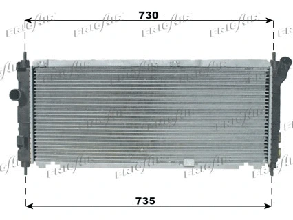 Radiator, engine cooling (0107.3043)