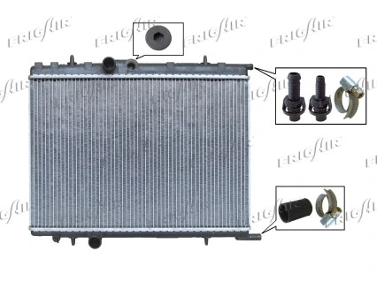 Radiator, engine cooling (0103.3062)