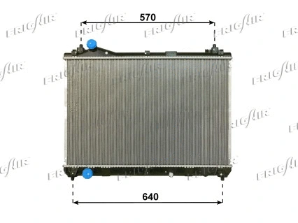 Radiator, engine cooling (0114.3041)