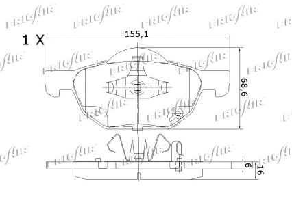Brake Pad Set, disc brake