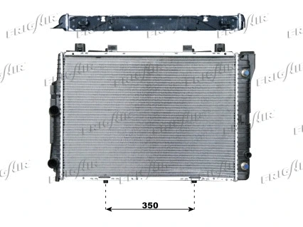 Radiator, engine cooling (0106.3002)