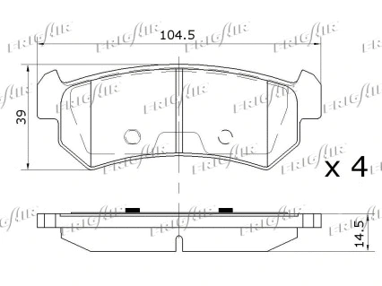 Brake Pad Set, disc brake