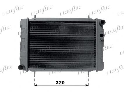Radiator, engine cooling (0101.2012)