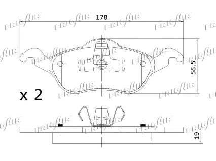 Brake Pad Set, disc brake