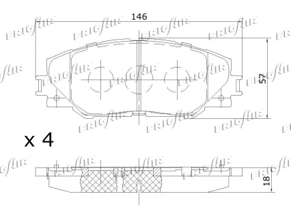 Brake Pad Set, disc brake