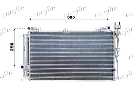 Condenser, air conditioning (0828.3025)