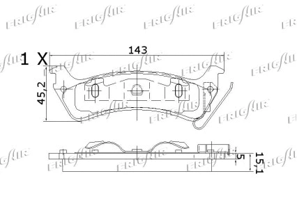 Brake Pad Set, disc brake