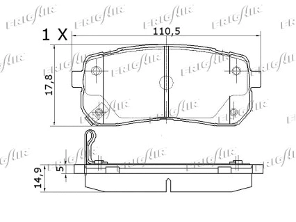 Brake Pad Set, disc brake