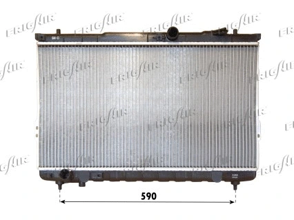 Radiator, engine cooling (0128.3089)