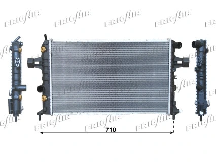 Radiator, engine cooling (0107.3109)