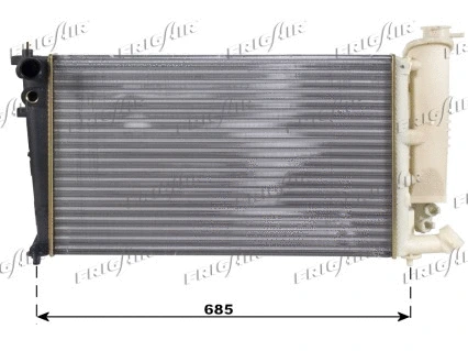 Radiator, engine cooling (0103.3021)