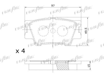 Brake Pad Set, disc brake