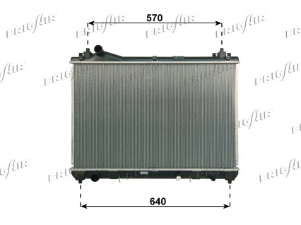 Radiator, engine cooling (0114.3044)