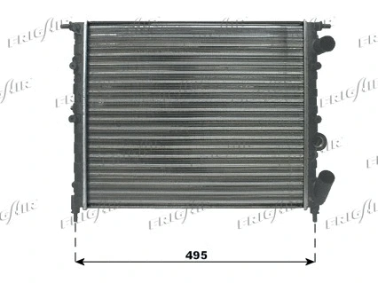 Radiator, engine cooling (0109.3055)