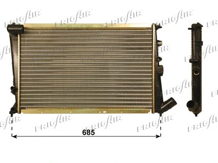 Radiator, engine cooling (0103.3088)