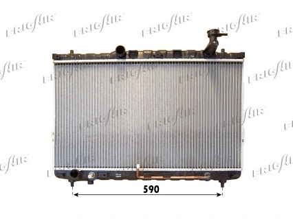 Radiator, engine cooling (0128.3088)