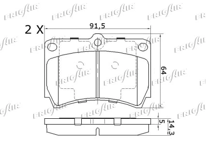 Brake Pad Set, disc brake