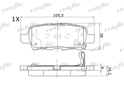Brake Pad Set, disc brake