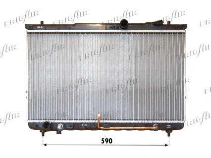 Radiator, engine cooling (0128.3090)
