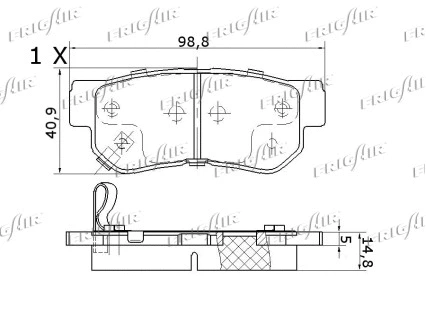 Brake Pad Set, disc brake