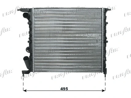 Radiator, engine cooling (0109.3054)