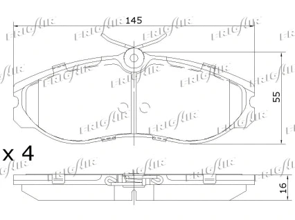 Brake Pad Set, disc brake