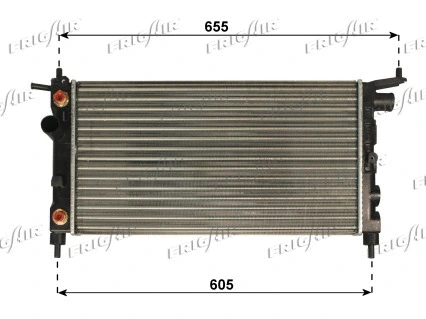 Radiator, engine cooling (0107.3134)