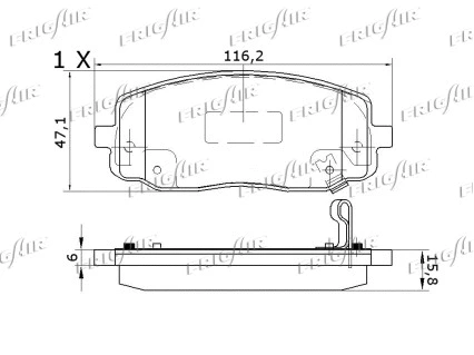 Brake Pad Set, disc brake