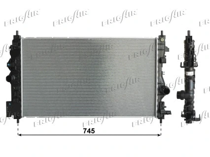 Radiator, engine cooling (0107.3120)