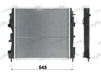 Radiator, engine cooling (0109.3092)