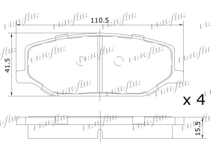 Brake Pad Set, disc brake