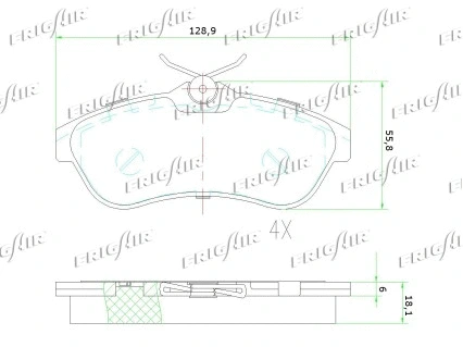 Brake Pad Set, disc brake