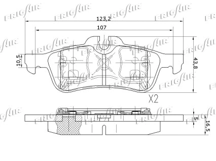 Brake Pad Set, disc brake
