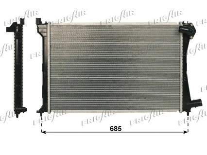 Radiator, engine cooling (0103.3097)