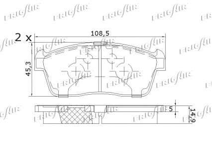 Brake Pad Set, disc brake