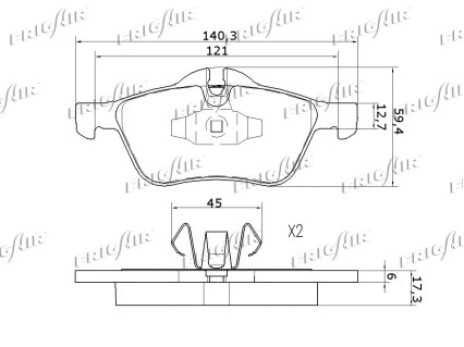 Brake Pad Set, disc brake