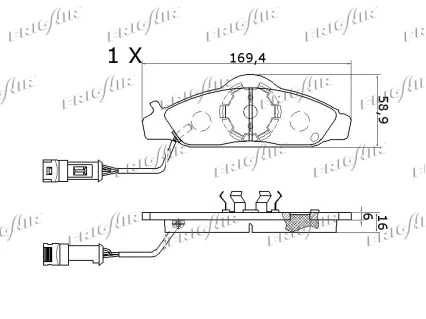 Brake Pad Set, disc brake