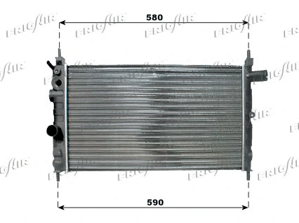 Radiator, engine cooling (0107.3030)