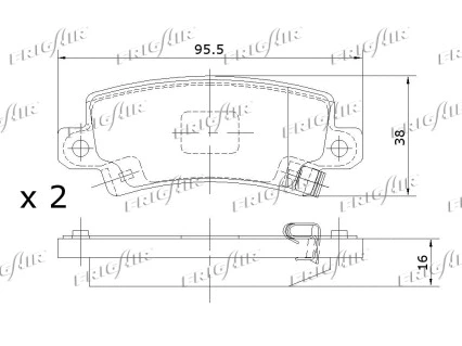 Brake Pad Set, disc brake