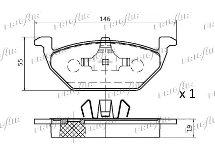 Brake Pad Set, disc brake