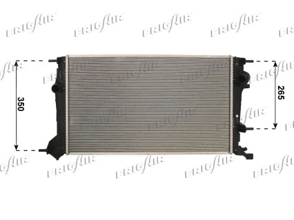 Radiator, engine cooling (0109.3095)