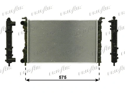 Radiator, engine cooling (0104.3091)