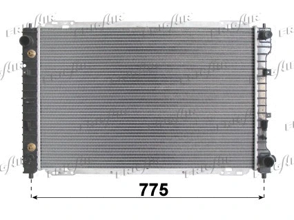 Radiator, engine cooling (0105.3108)